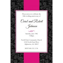 sophisticated floral invitation
