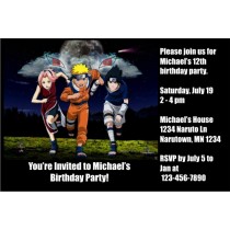 Naruto Invitations 2