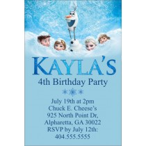 Frozen party invitation