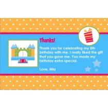 Bounce House / Castle Thank You Card 3