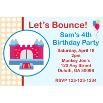 Bounce House / Castle Invitation 2