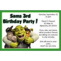 Shrek Invitations