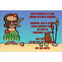 Luau Party Invitations