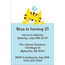 Kitty and Birdie Invitation