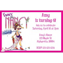 Fancy Nancy Party Invitation