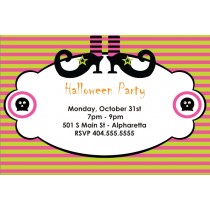 Spooky Witch Halloween Party Invitation
