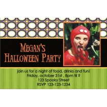 Halloween Party Photo Invitation