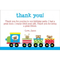 Train Thank You Card