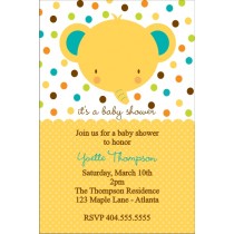 Baby Elephant Baby Shower Invitation