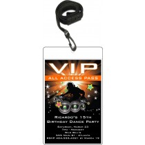 Dance Party Nightclub VIP Birthday party invitation