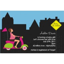 Baby On Board Baby Shower Invitation - Pink