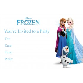 Frozen Free printable Birthday Party Invitation