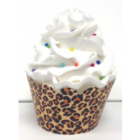 Leopard Animal Print Cupcake Wrappers - 24ct 