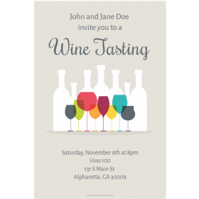 Wine Tasting Party Invitation