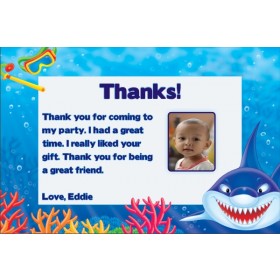 Shark Photo Thank You Cards