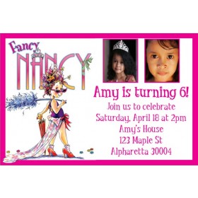 Fancy Nancy Photo Invitation