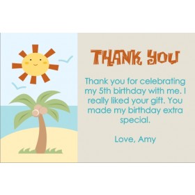 Beach Thank You Cards 2