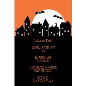 Spooky Neighborhood Halloween Party Invitation