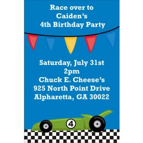 Race Car Invitation 3