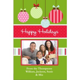 Joyful Ornaments Christmas Holiday Photo Card