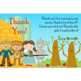Wizard of Oz Thank You Cards