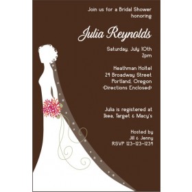 Bridal Shower Invitation 4 - Silhouette