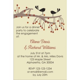 Birds and Tree Invitation