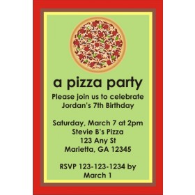 Pizza Party Invitation