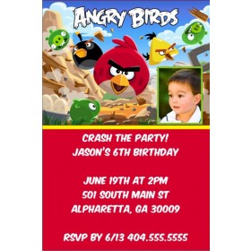 Angry Birds Party Invitation