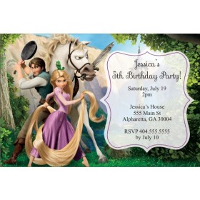 Tangled Personalized Birthday Invitation