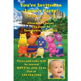 Backyardigans Photo Invitations