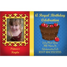 Snow White Mirror Mirror Photo Invitation