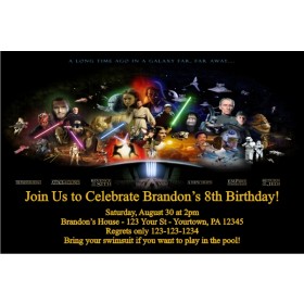 Star Wars Invitations