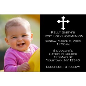 Communion / Baptism Photo Invitation