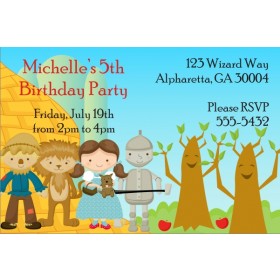 Wizard of Oz Invitation - Happy Trees