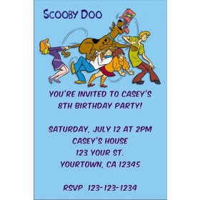 Scooby Doo Invitations