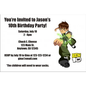 Ben 10 Invitations 3