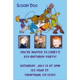 Scooby Doo Photo Invitation