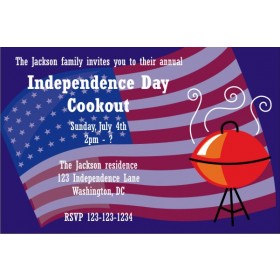 Fourth of July 4th Independence Day Invitation 3