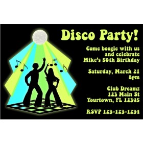 Disco Invitation