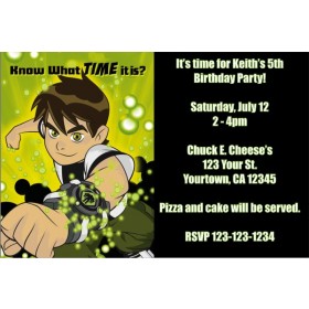 Ben 10 Invitations 4