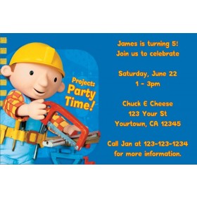 Bob the Builder Invitations 2