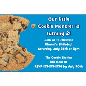 Cookie Monster Invitation