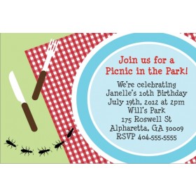 Picnic Invitation - Ant March