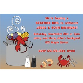 Seafood Boil Invitation