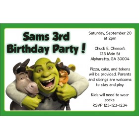 Shrek Invitations