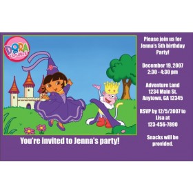 Dora the Explorer Invitations