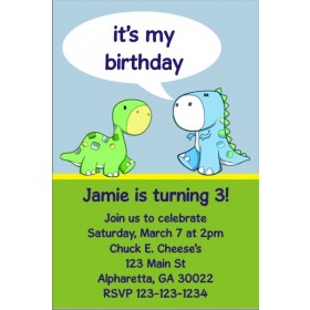 Dinosaur Invitation