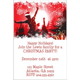 Christmas Celebration Holiday Party Invitation