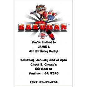 Bakugan Invitation